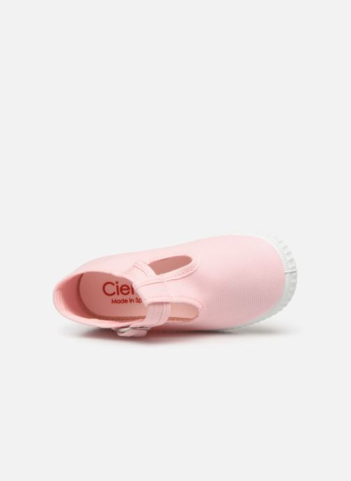 Cienta : Salomé en toile bride avec scratch rose pâle
