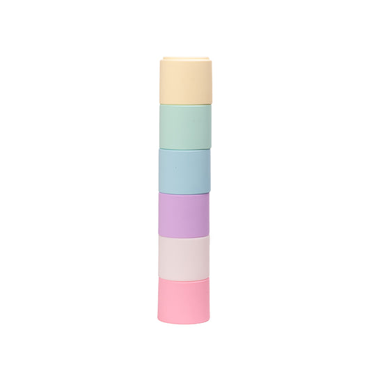 Gobelets empilables - pastel pour le bain