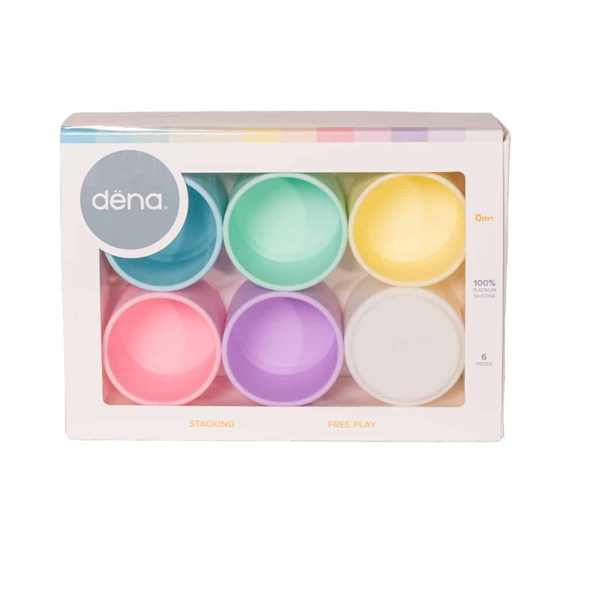 Gobelets empilables - pastel pour le bain