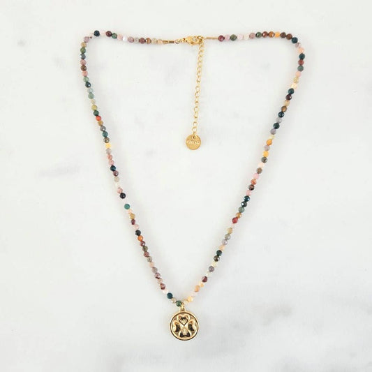 Collier trèfle Maya