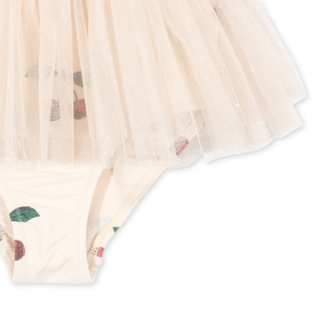 Maillot de bain tulle cerises