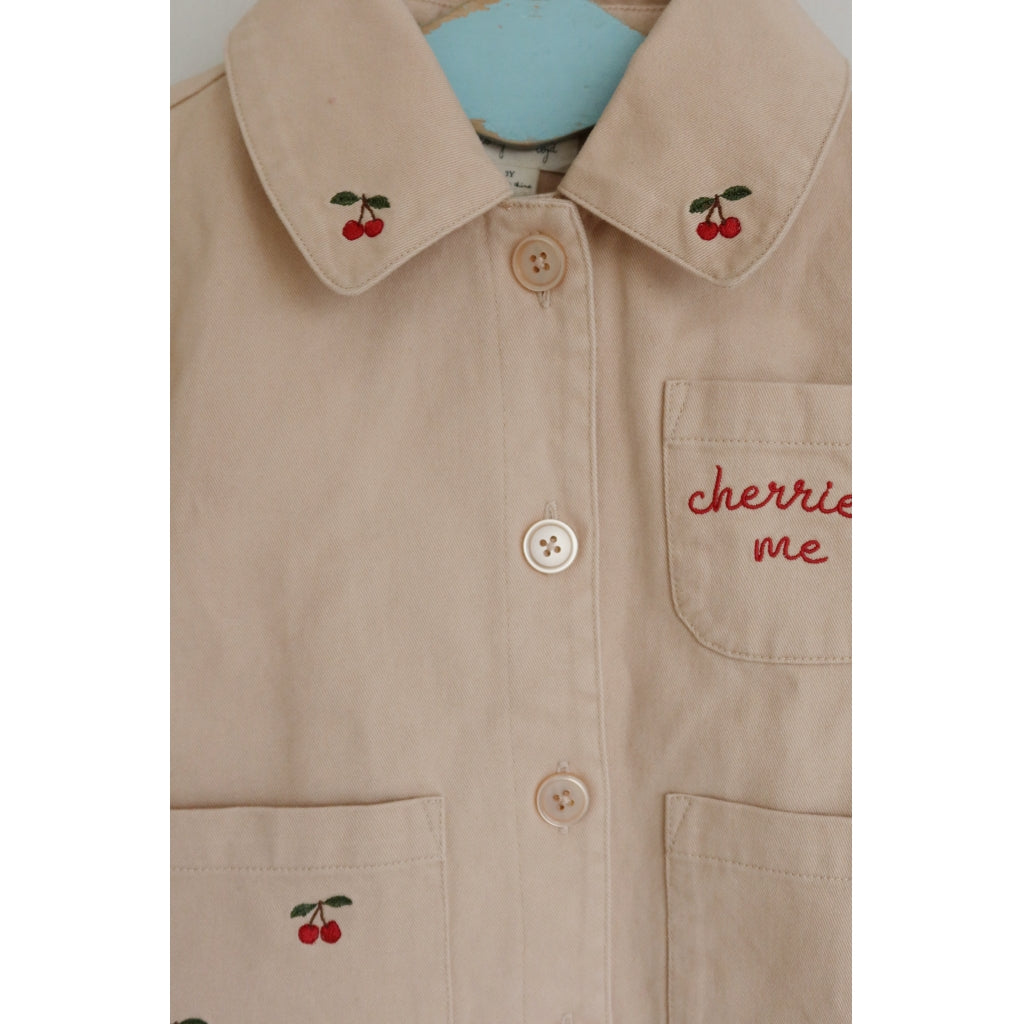 Veste en jean Cherries me