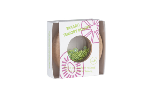 Hochet sensoriel Sensory Donut Kiwis