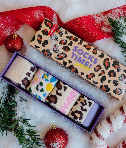 Pack Chaussettes - Léopard.