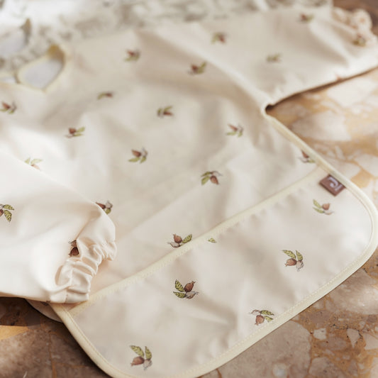 Bavoir imperméable à manches longues