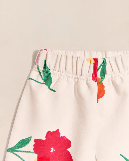 Le pantalon Palou en coton bio - Anémones bouquet