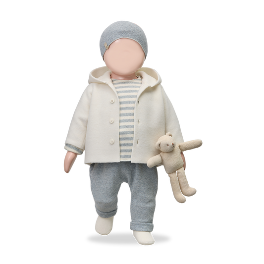 Pantalon Alain gris / bleu