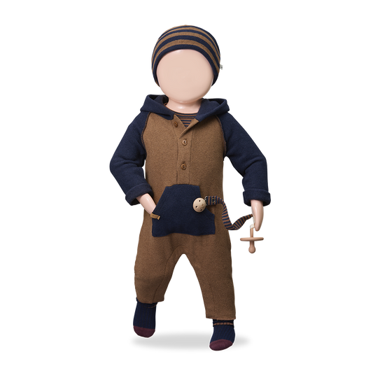 Combinaison LUDVIG bleu & marron