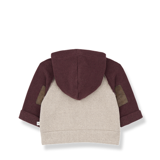Sweat HAKON beige & bordeaux
