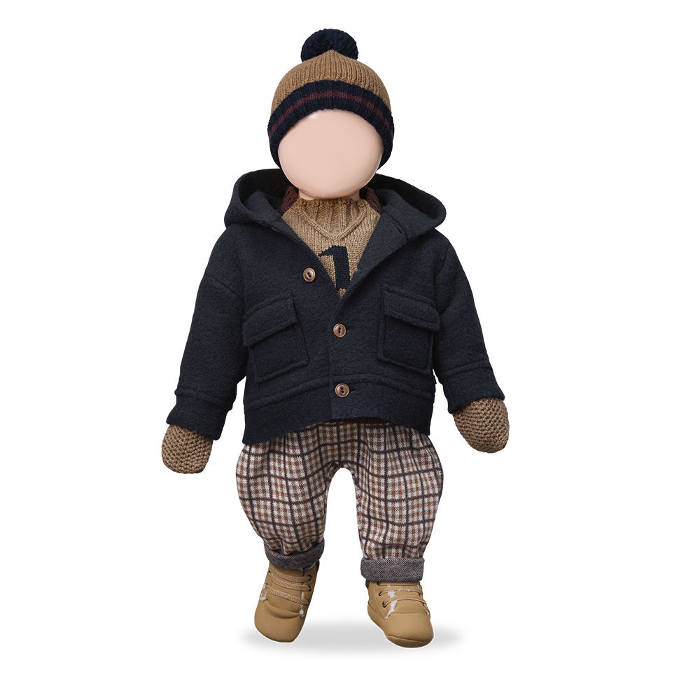 Veste / Manteau ELIAS Bleu Marine
