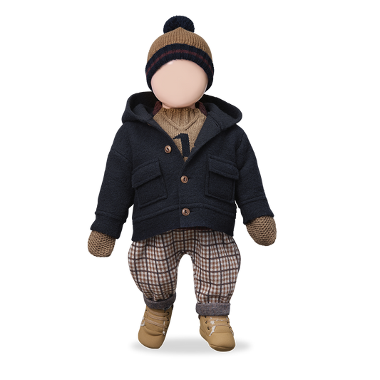 Veste / Manteau ELIAS Bleu Marine