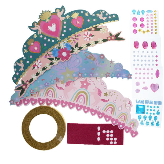 Kit 4 couronnes à customiser Do It Yourself