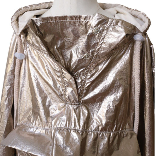 Cape de pluie enfant métallisée dorée - La vie en rose