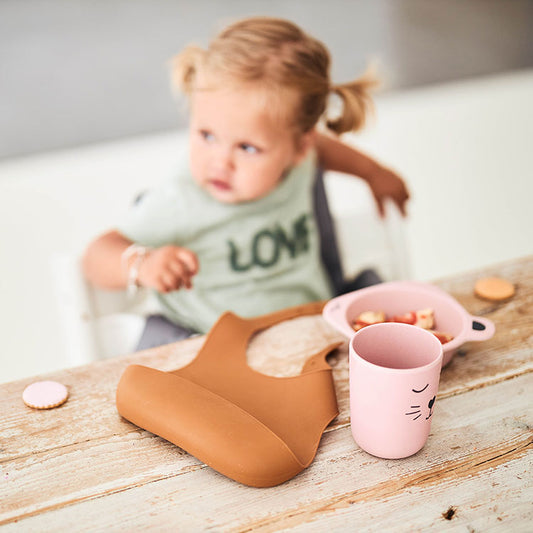 Bavoir silicone Caramel Jollein