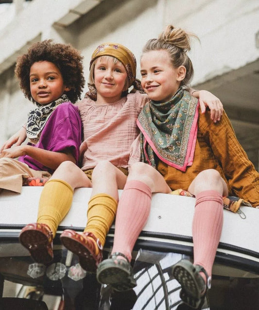 Foulard grand format - prana sauge