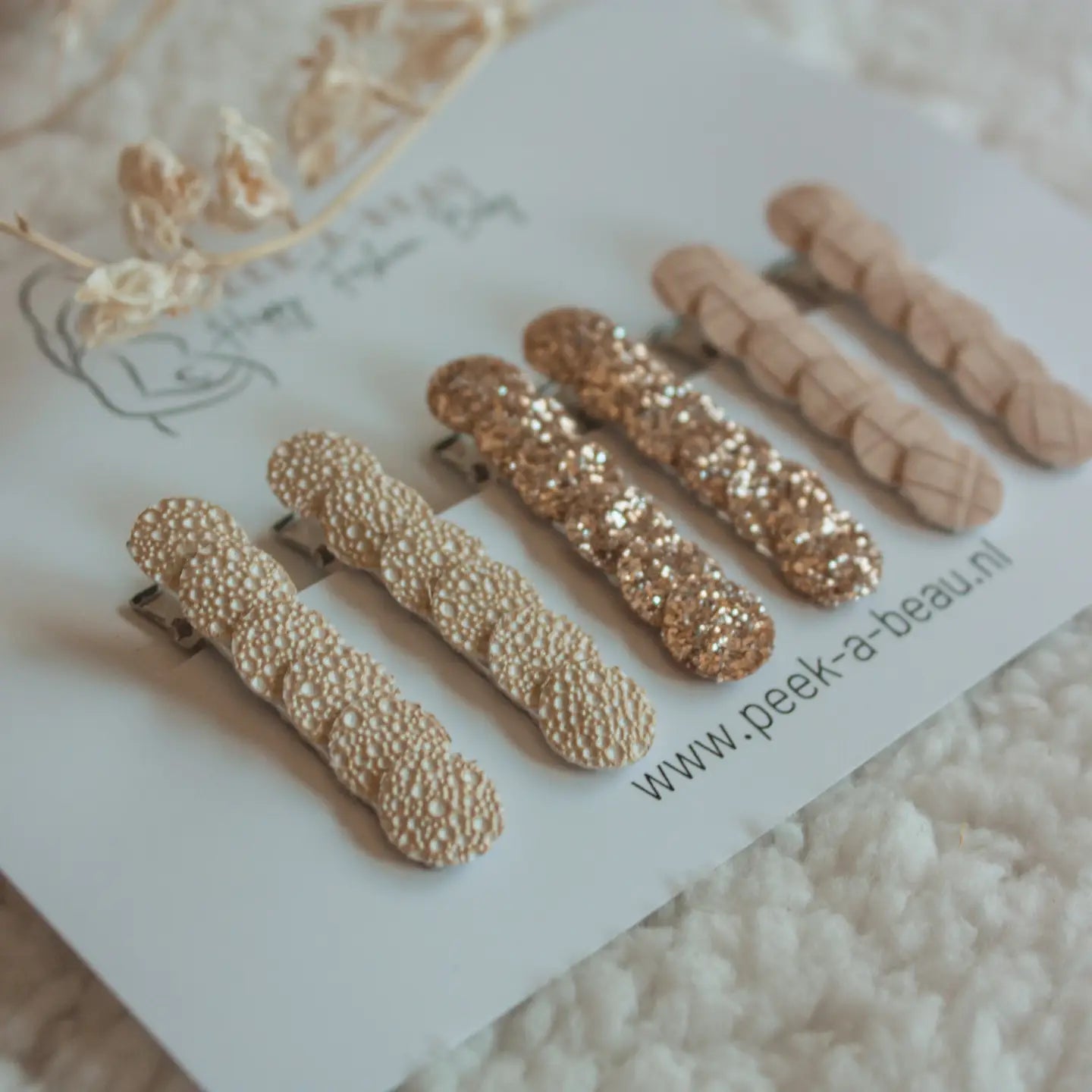 Barrettes plates à l'unité