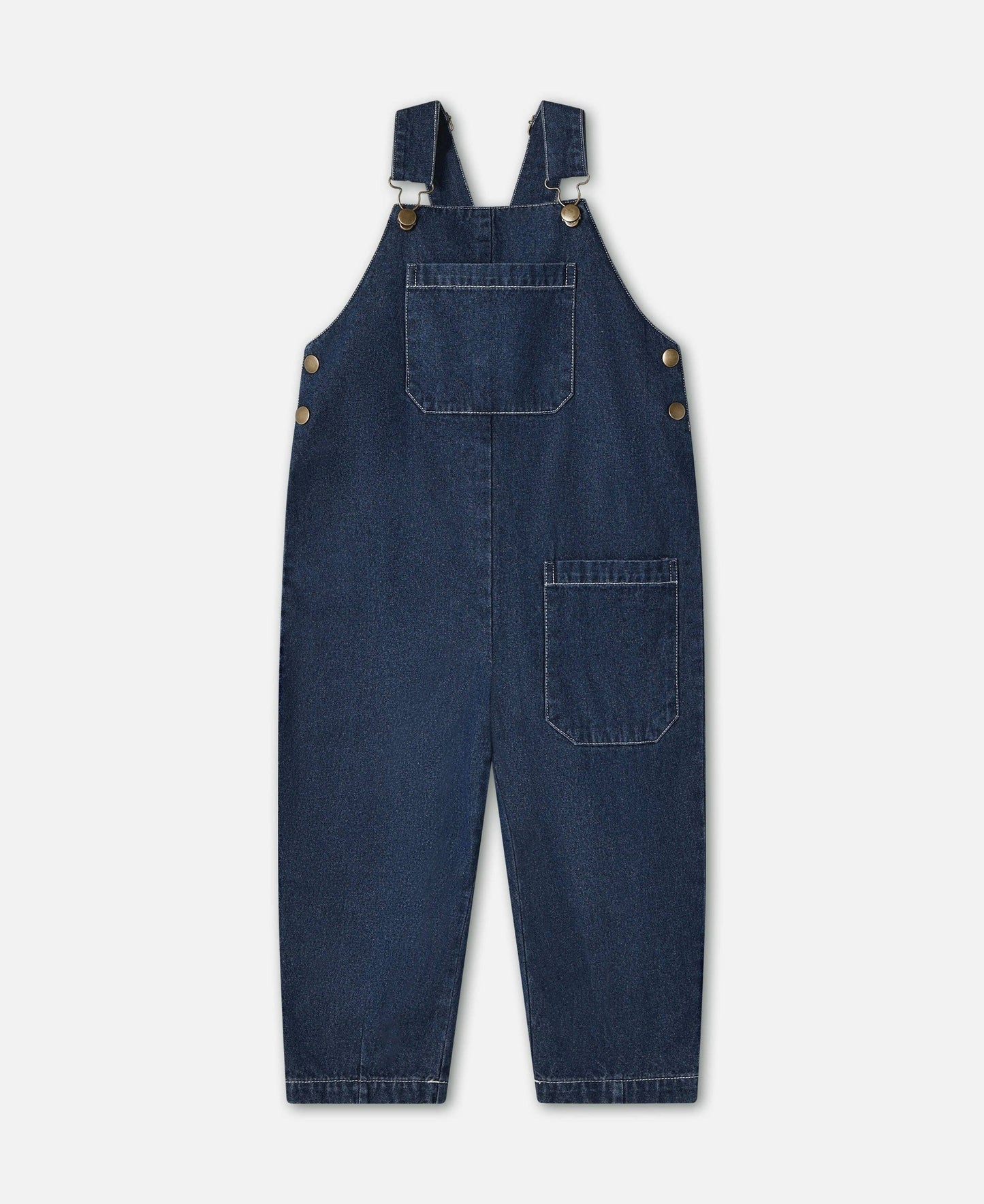 SALOPETTE EN JEAN DON - BLEU DENIM FONCÉ