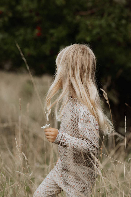 KELLY HEART LEGGIN - SANDSHELL HEART AOP