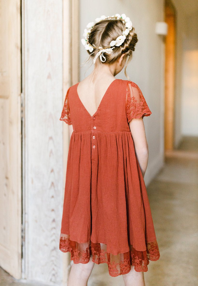 Robe Manon Terracota Les petits inclassables