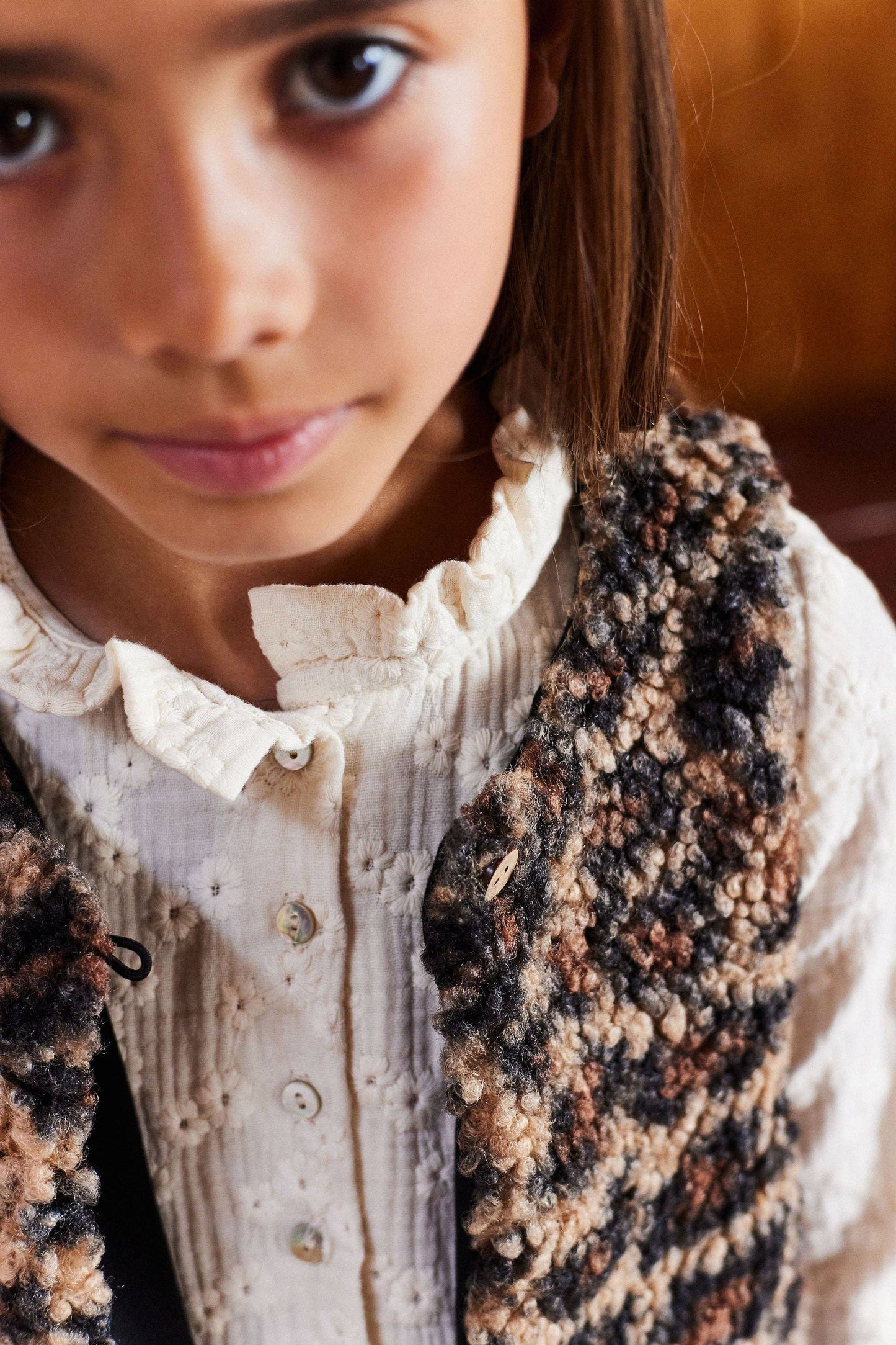 Veste Louloute moumoute léopard