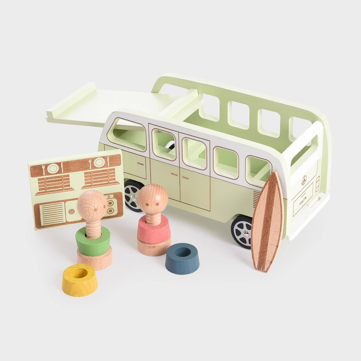 Van d'aventure en bois