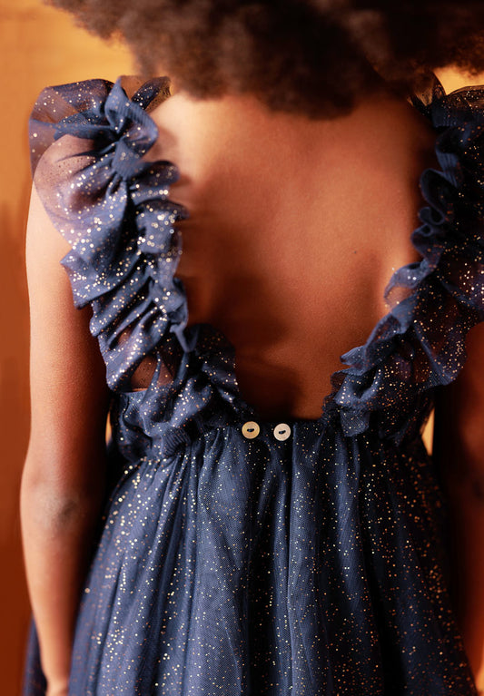 Robe Scarlett bleu Les petits inclassables