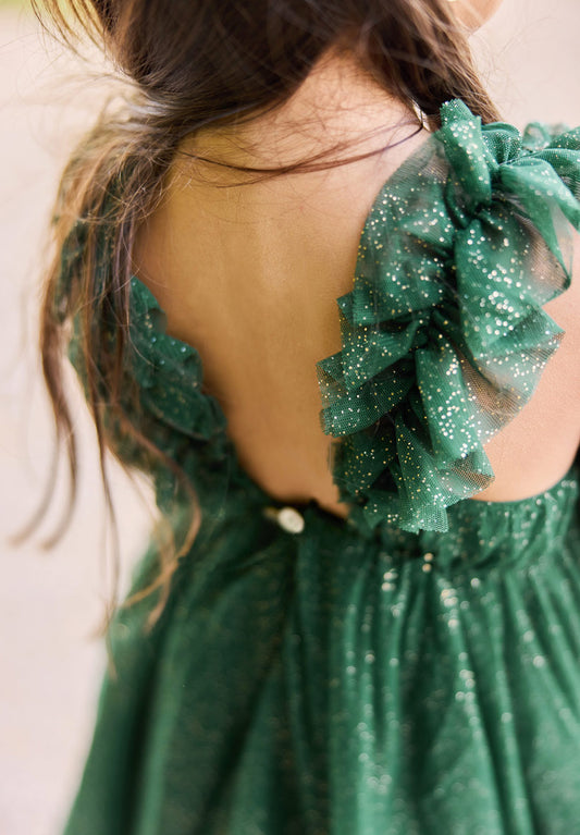 Robe Scarlett vert sapin