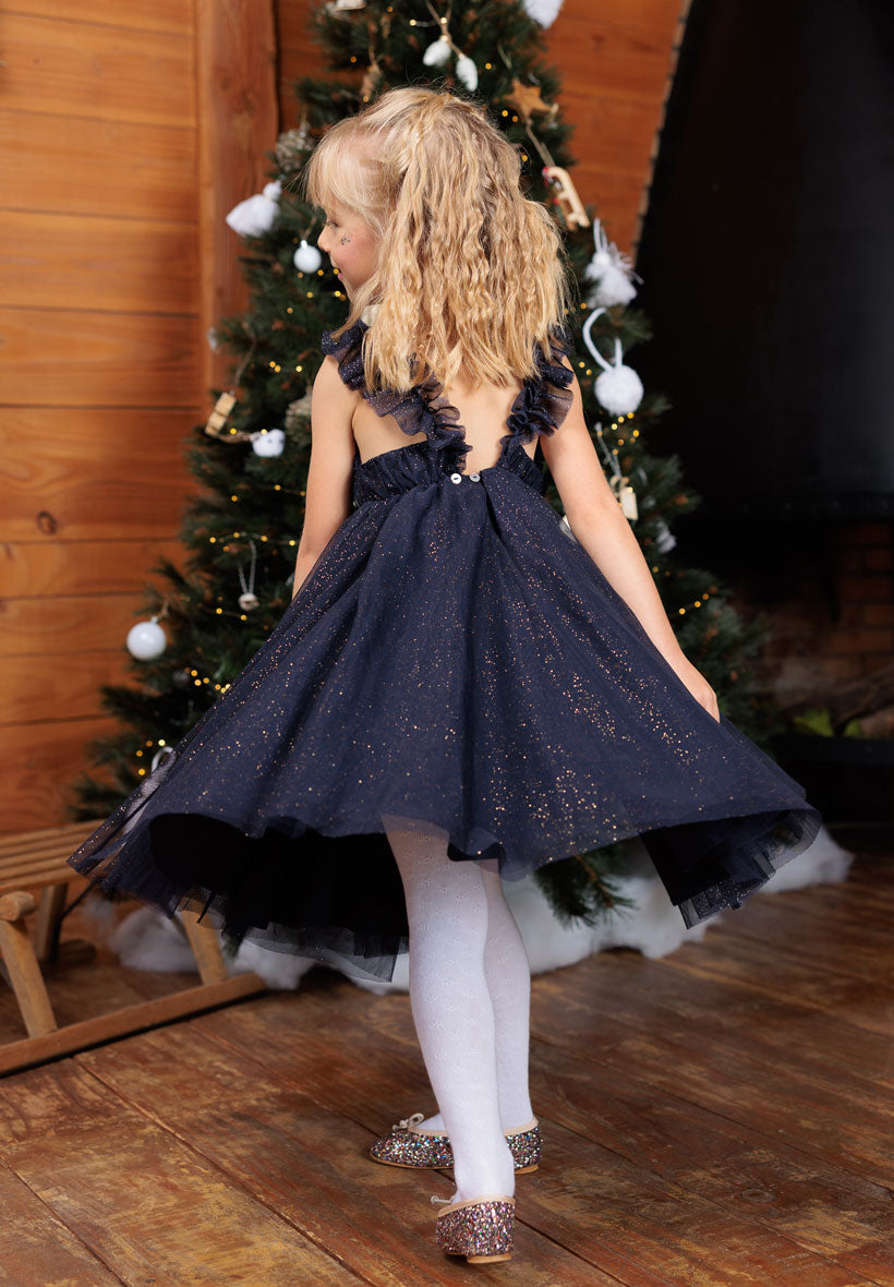 Robe Scarlett bleu Les petits inclassables