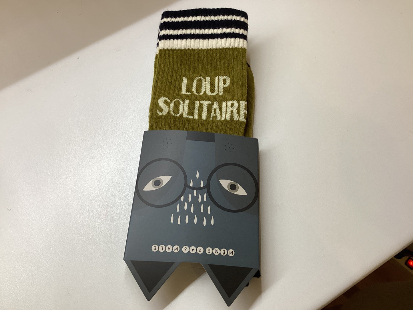 Chaussettes hautes homme Loup solitaire