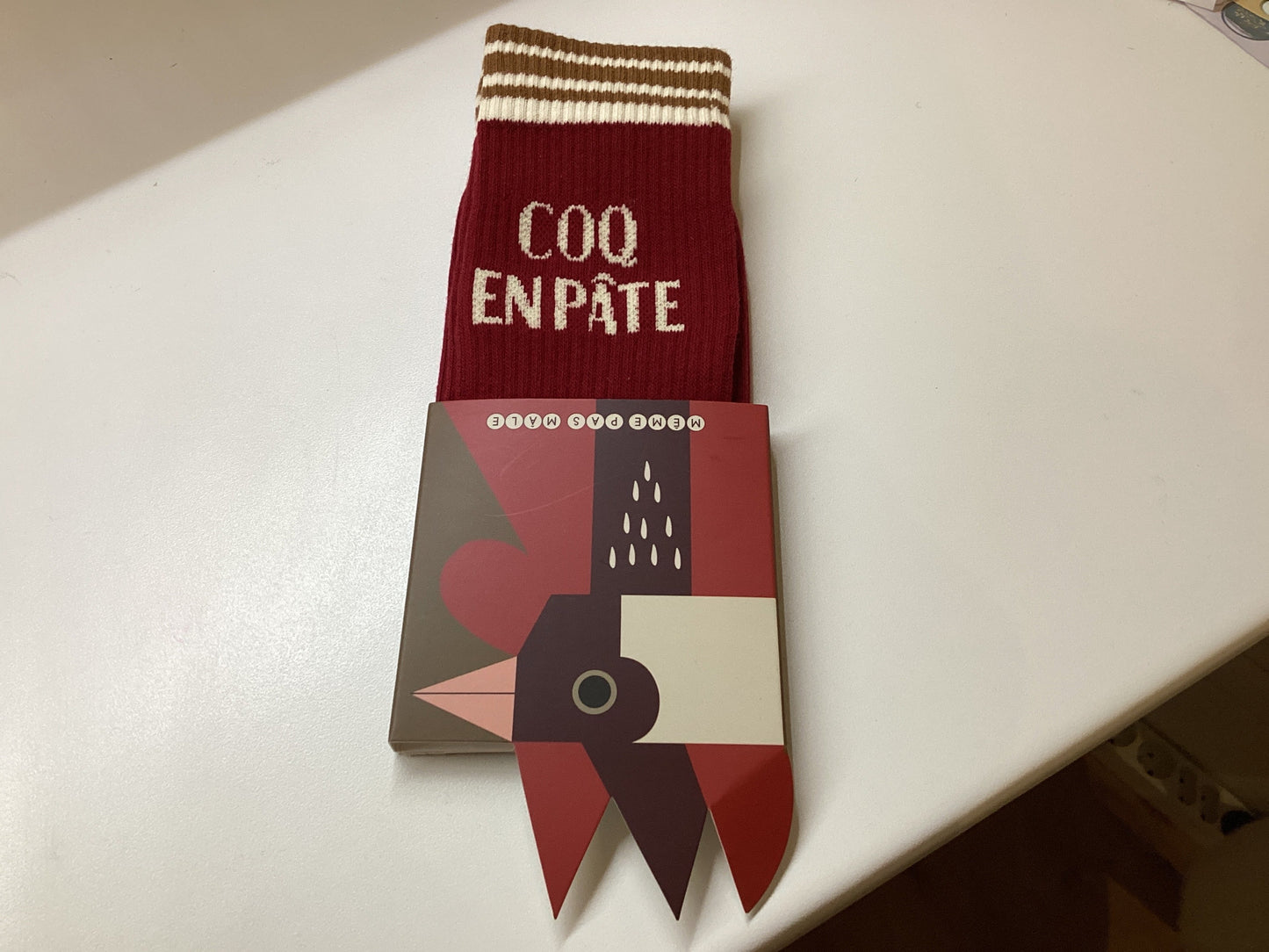 Chaussettes hautes homme Coq en pâte