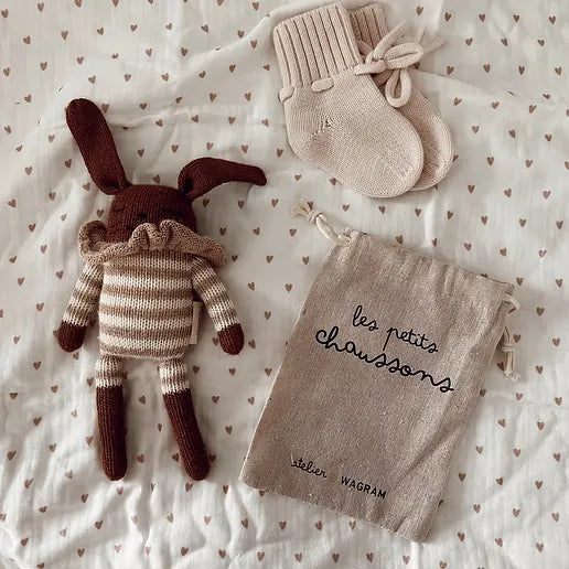 Chaussons bébé en mérinos