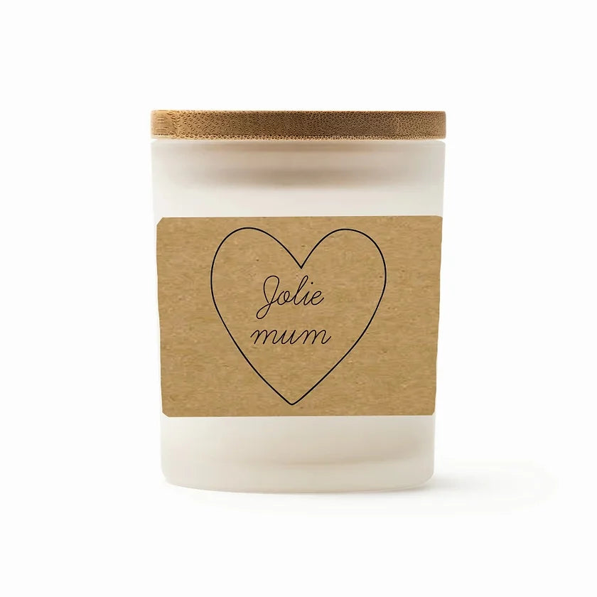 Bougies avec personnalisation possible