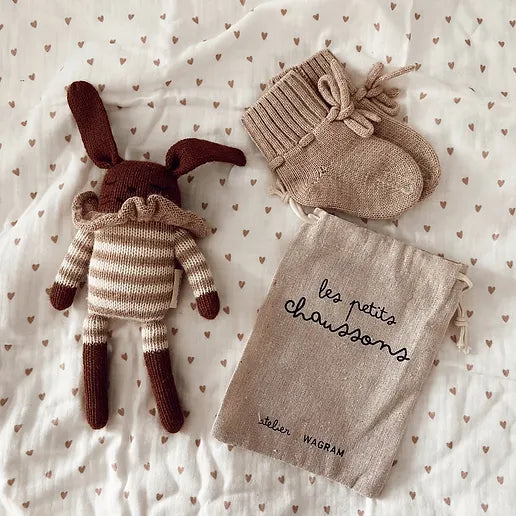 Chaussons bébé en mérinos