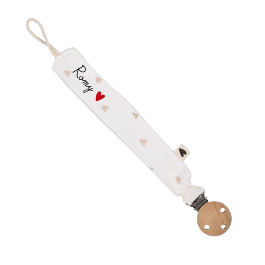 Attache tétine Gaze de coton 🖤