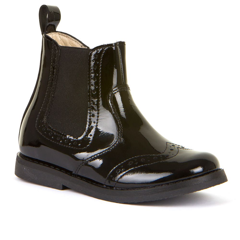 Froddo : Bottines Chelys noir vernis