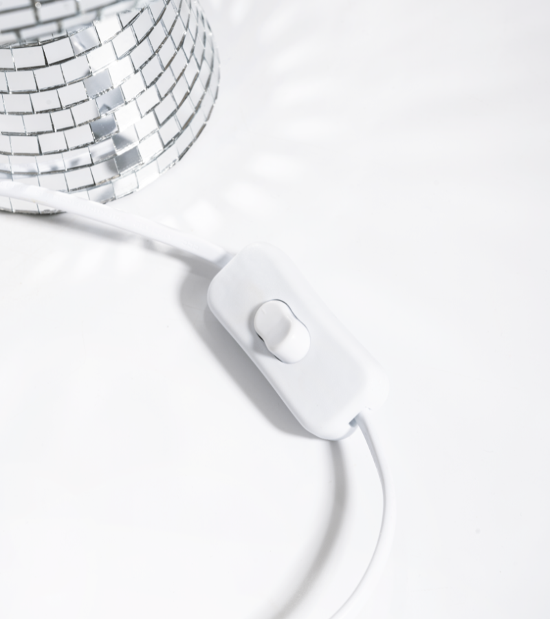 Lampe champignon disco