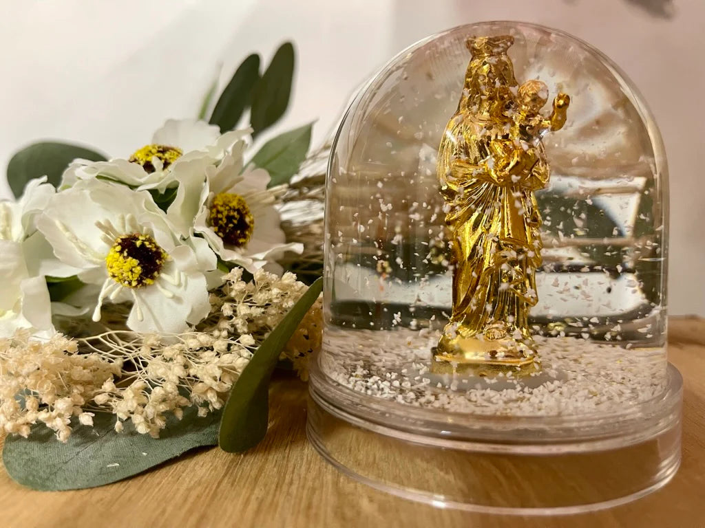 Boule à neige Vierge à l'enfant
