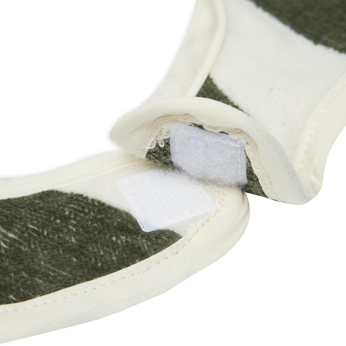 Bavoir velours à rayures Jollein