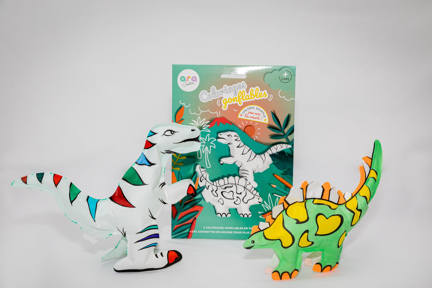 Coloriage gonflable -Dino