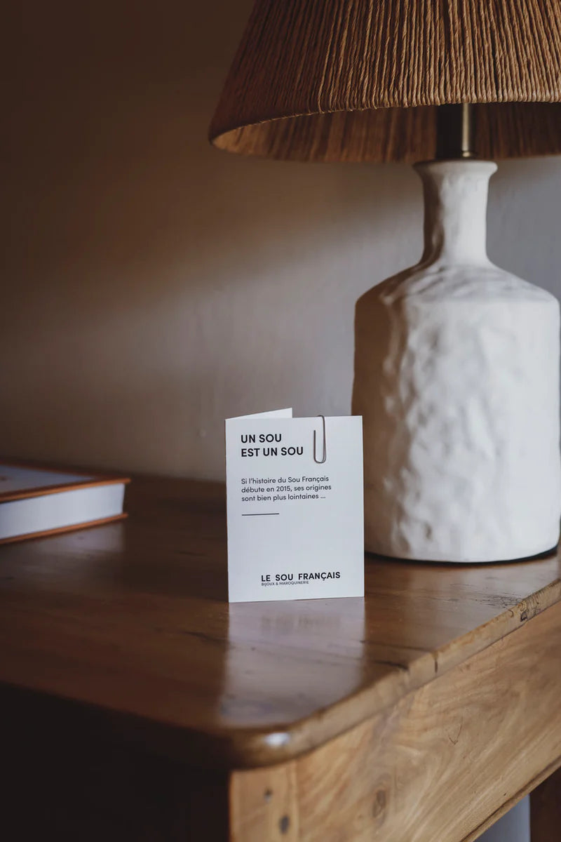 Bracelet Le sous Français - Le petit coloré bleu marine