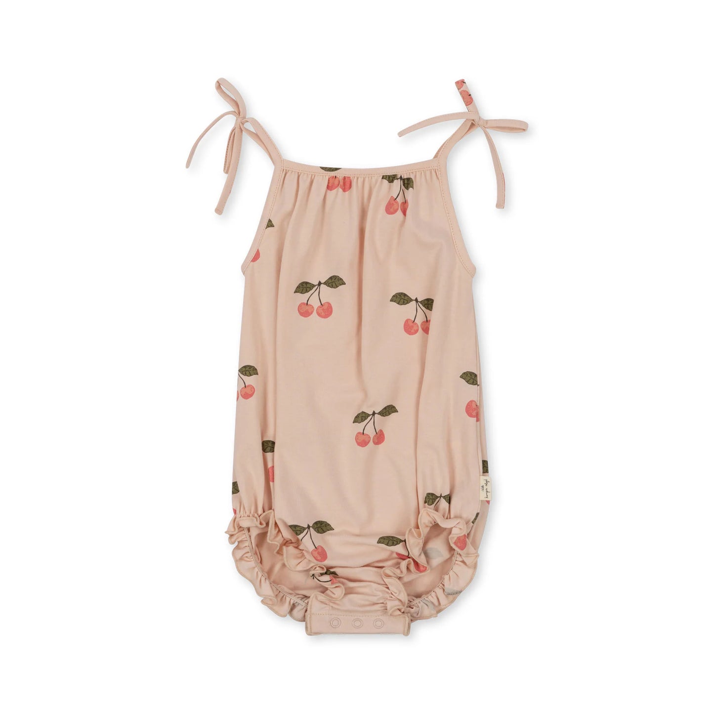 Barboteuse à bretelles - ma grande cerise pink