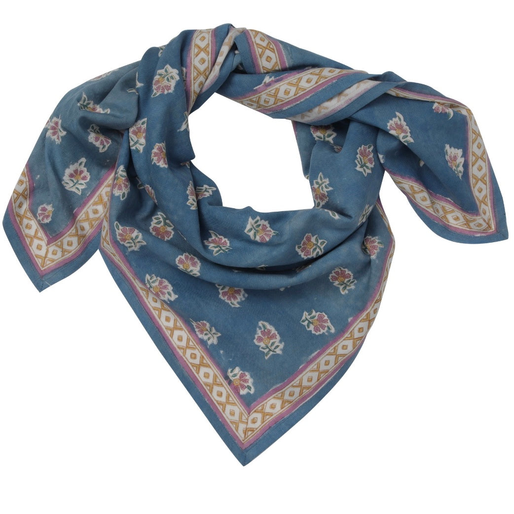 Grand foulard Indien 1m x 1m