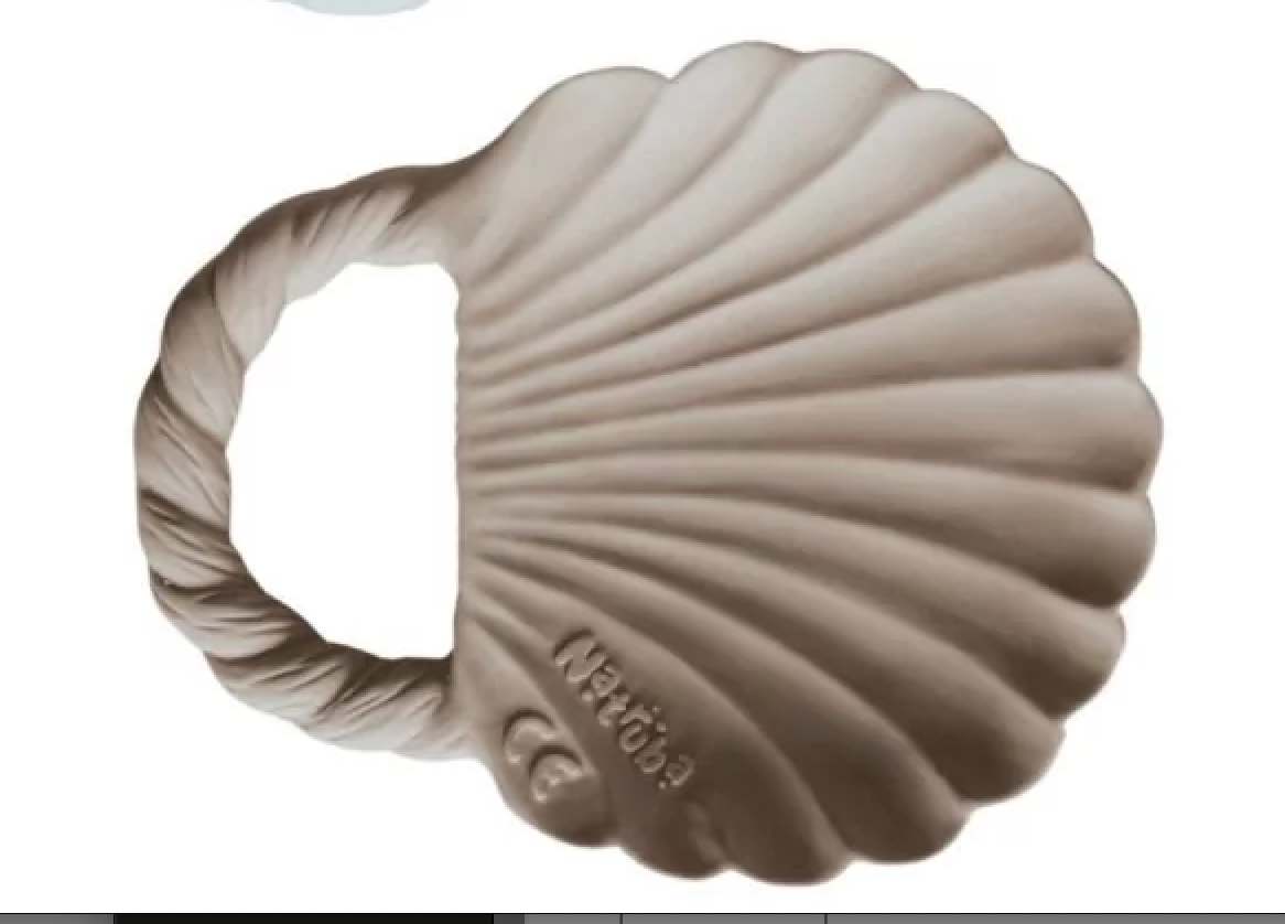 Anneau de dentition coquillage