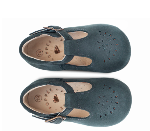 Poppée : Chaussures salomé Milton Seda bosco nubuck vert