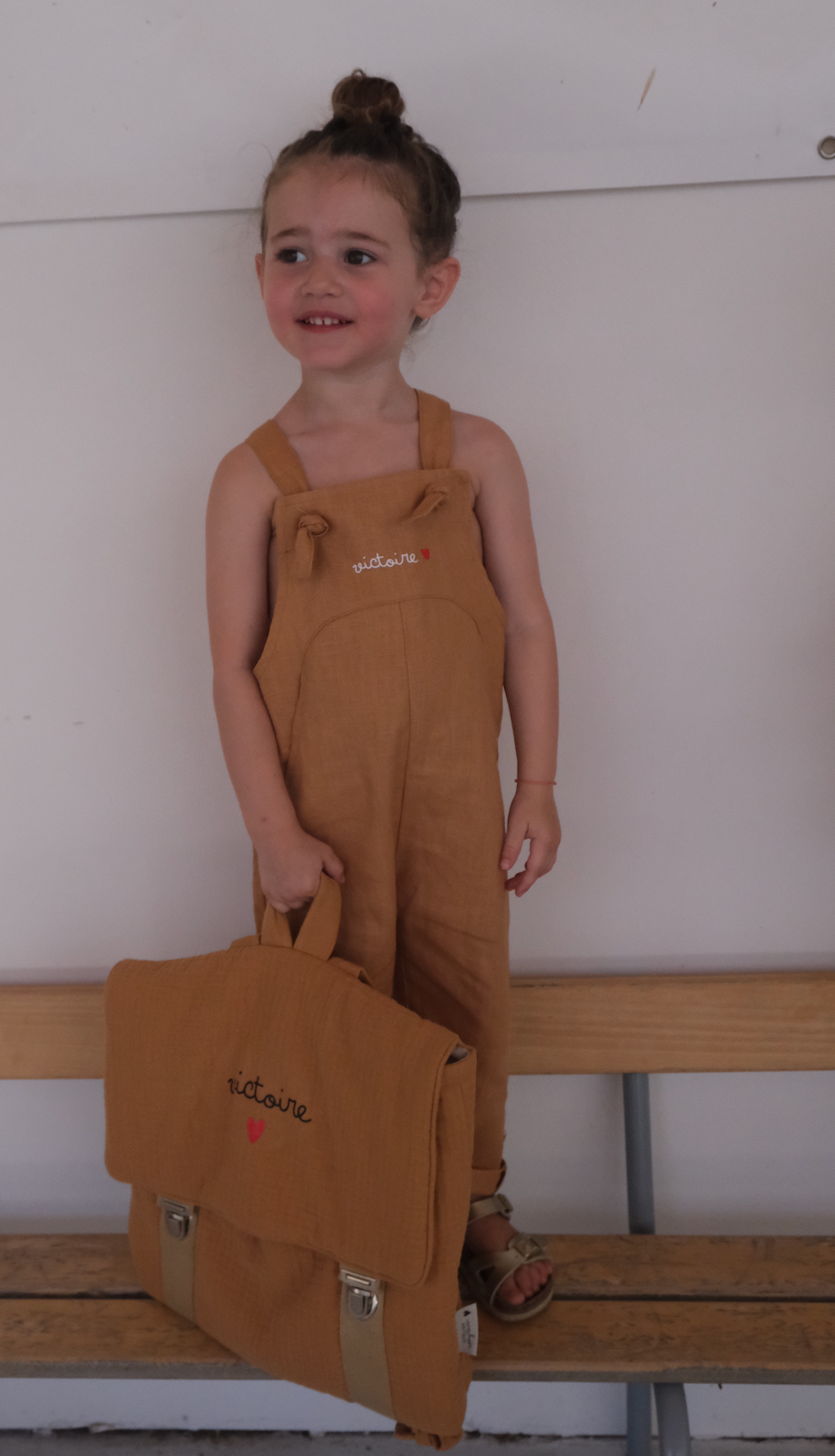Cartables maternelle en gaze de coton