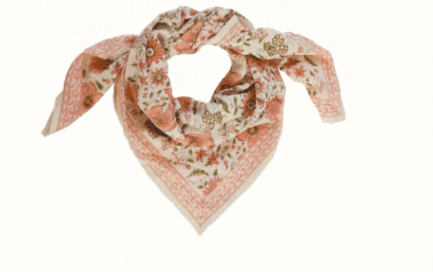 Grand foulard Indien 1m x 1m