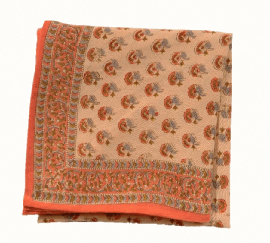 Grand foulard Indien 1m x 1m