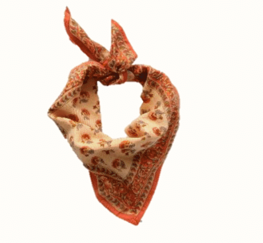 Grand foulard Indien 1m x 1m