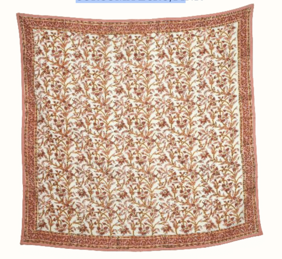 Grand foulard Indien 1m x 1m