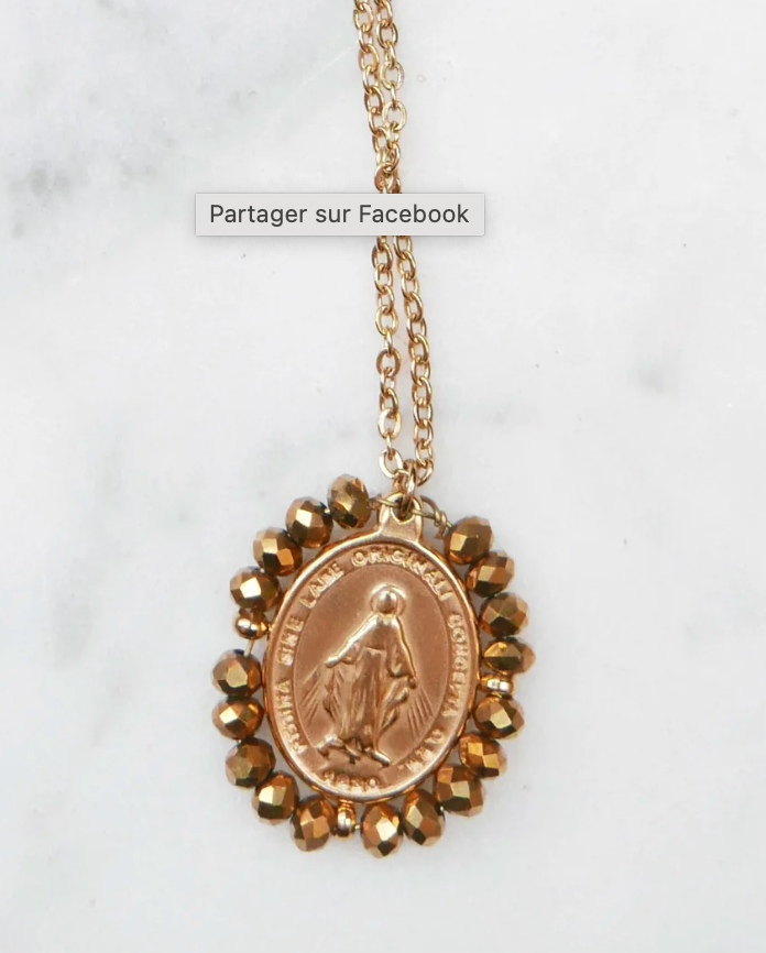 Collier Médaille Santa Maria